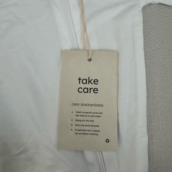 Kyte BABY Cream Footed One Piece - Picture 2 of 3